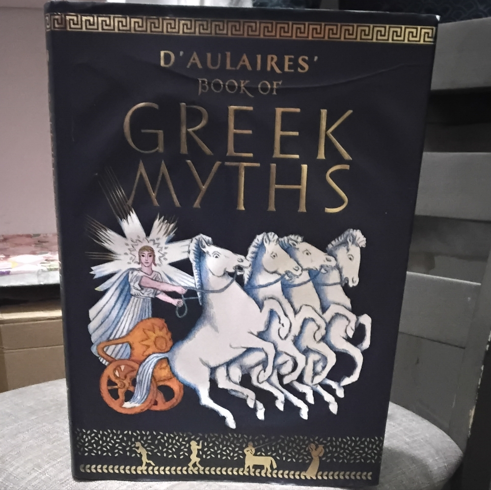 Book of Greek Myths - Black and Gold